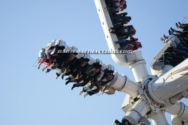 Close up Image of riders on Air at Hull Fair